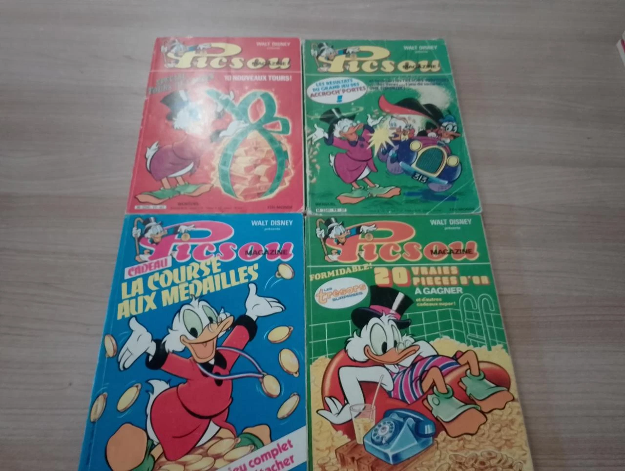 Picsou magazine lot de 4 (offre pour le week-end) n° 98, 111, 150, 114